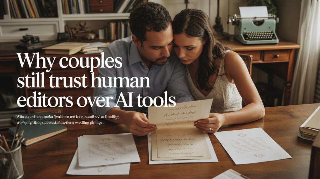 Why Couples Still Trust Human Editors Over AI Tools