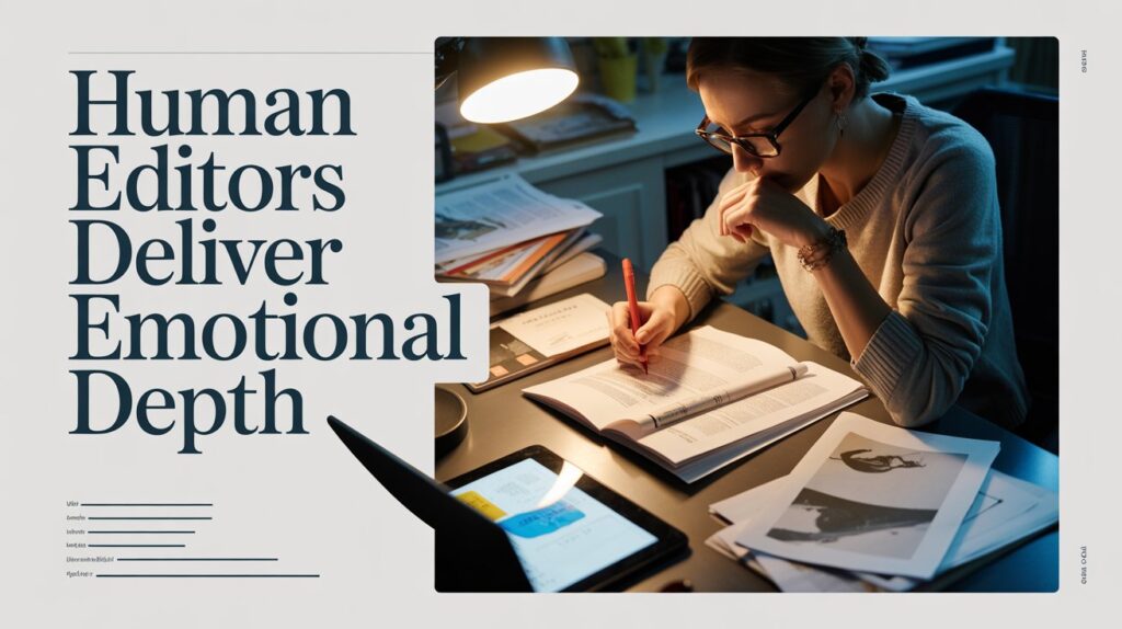 Human Editors Deliver Emotional Depth