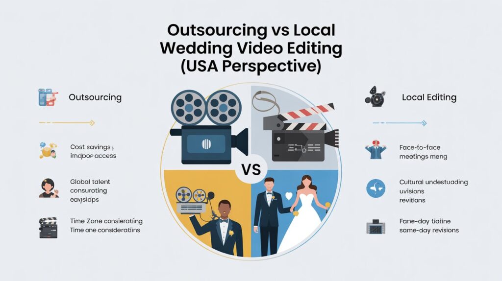 Outsourcing vs Local Wedding Video Editing