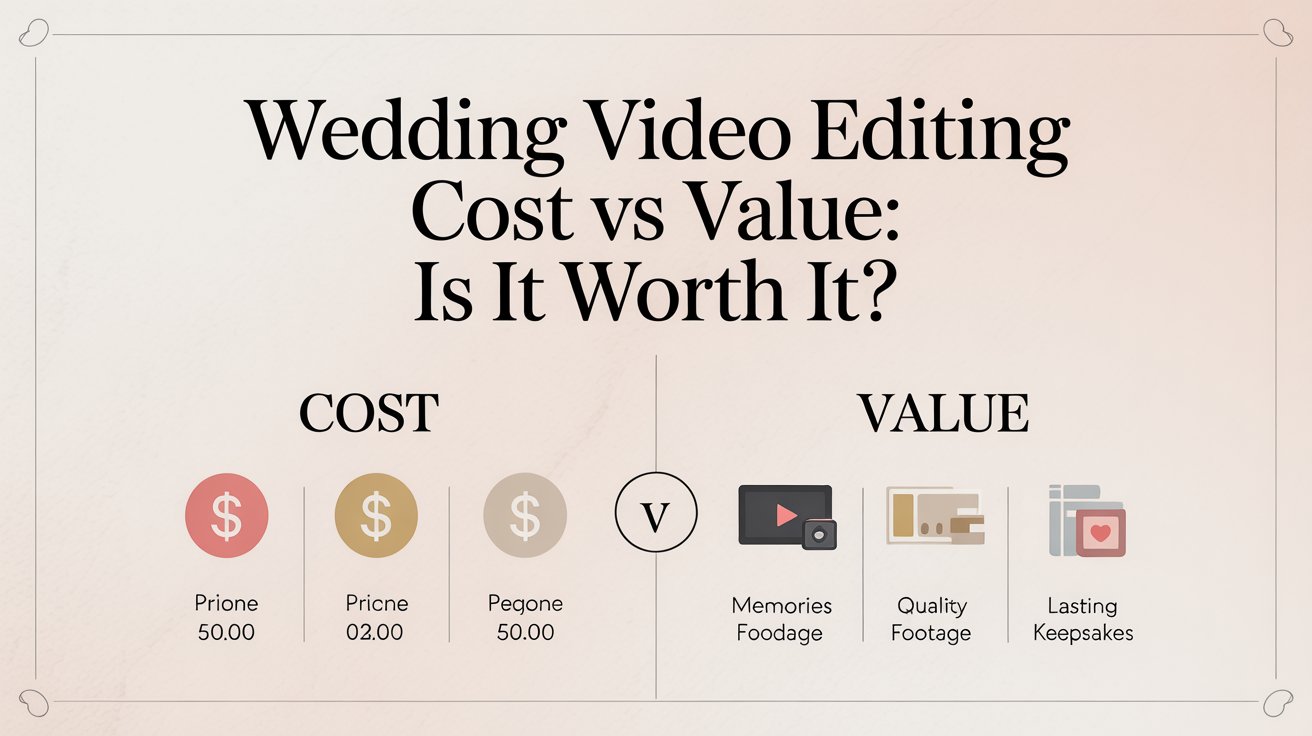 wedding video editing cost vs value