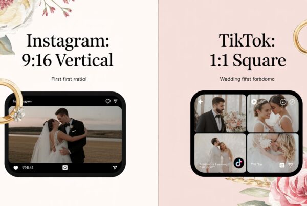 best wedding video formats for Instagram and TikTok