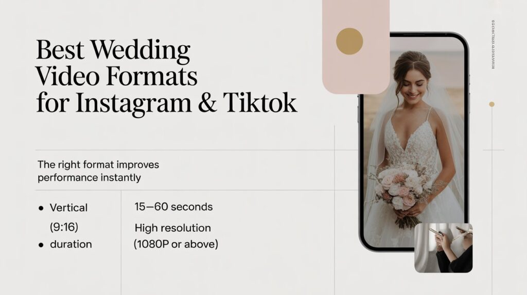 Best Wedding Video Formats for Instagram & TikTok